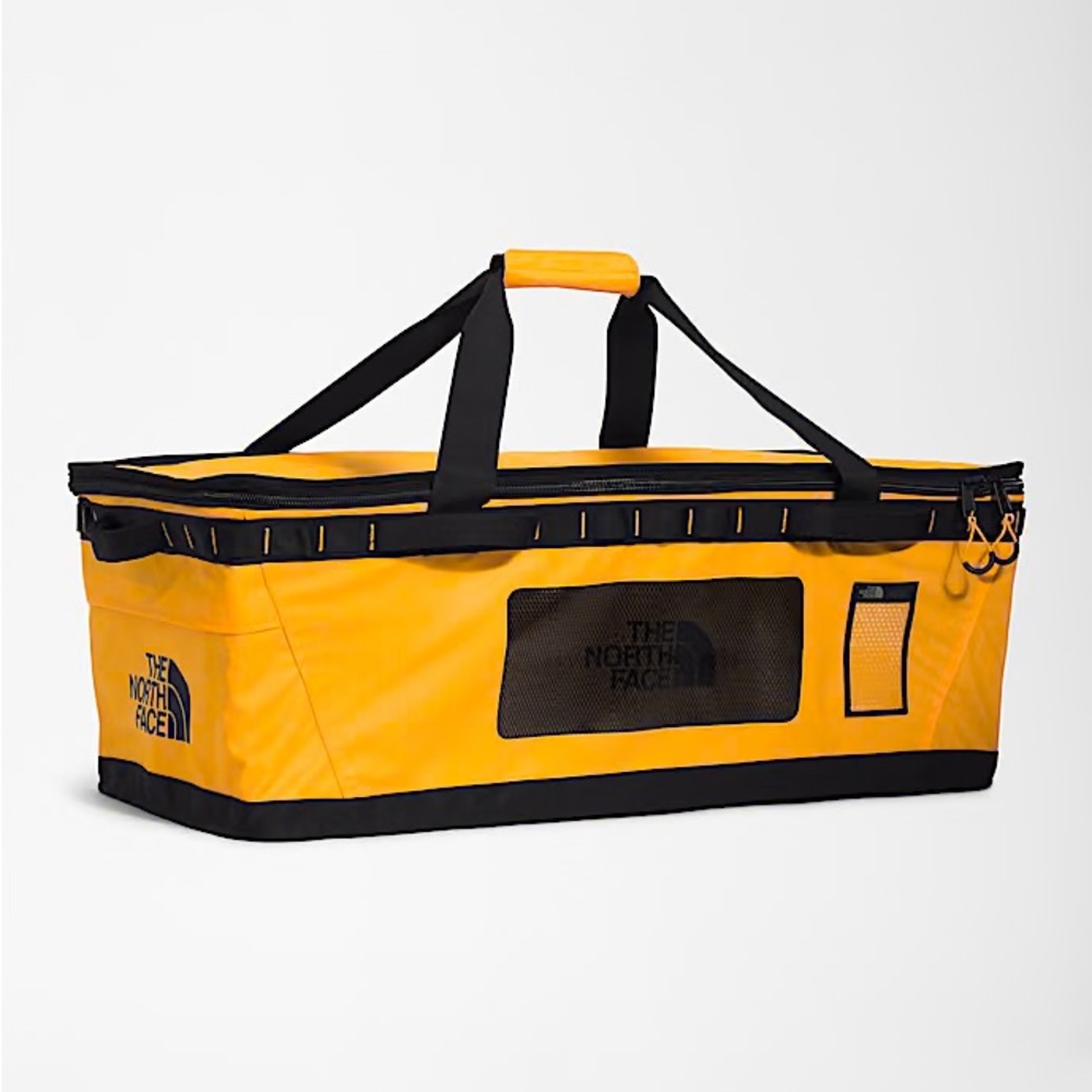The North Face Yellow base camp gear box